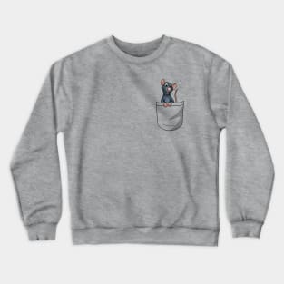 Shirt Pocket Little Chef Crewneck Sweatshirt